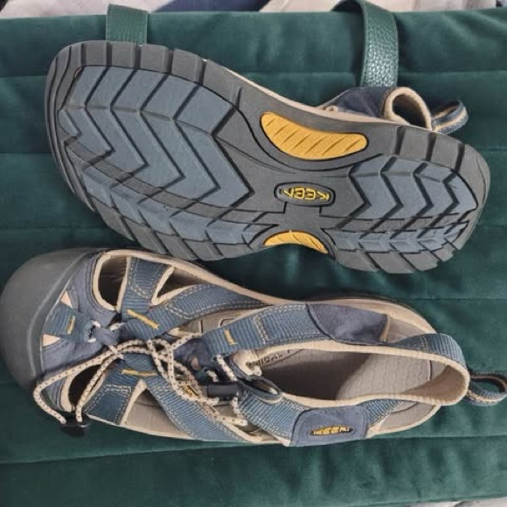 KEEN Women’s Navy and Yellow Outdoor Sport Sandals
